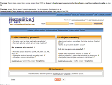 Tablet Screenshot of namestaj.stolarskaradionica.com